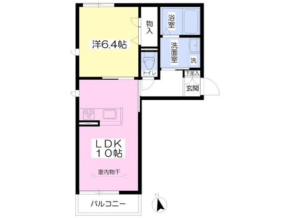 シェルモントの物件間取画像